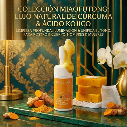 Jabón de Cúrcuma + Mousse Limpiadora
