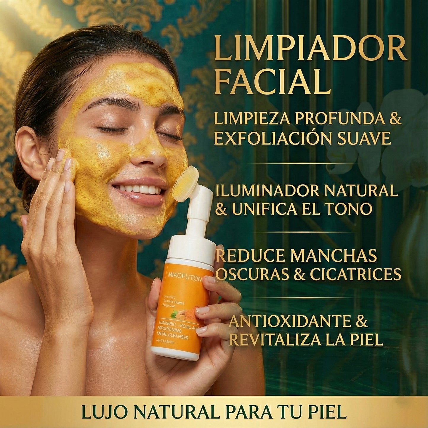 Jabón de Cúrcuma + Mousse Limpiadora